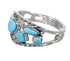 Southwest Sterling Silver Turquoise Jewelry Ring Size 8 AX84664
